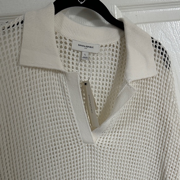 Banana Republic Cream Knit Tunic - Picture 3 of 3